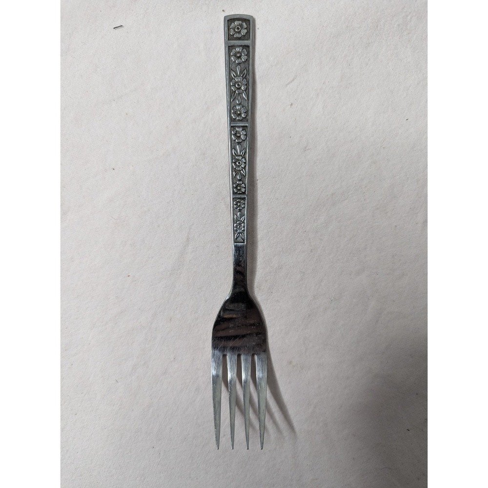 vintage‎ Imperial Stainless Korea 7" flower floral spoon replacement
